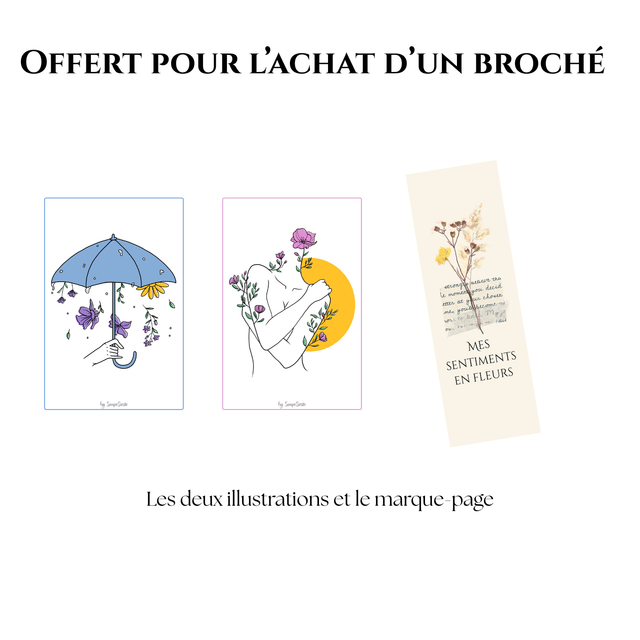 Mes sentiments en fleurs, recueil de textes et poèmes sur l'hypersensibilité (format broché)